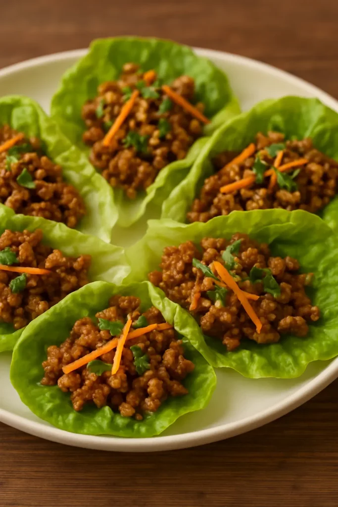 Easy Asian Lettuce Wraps 