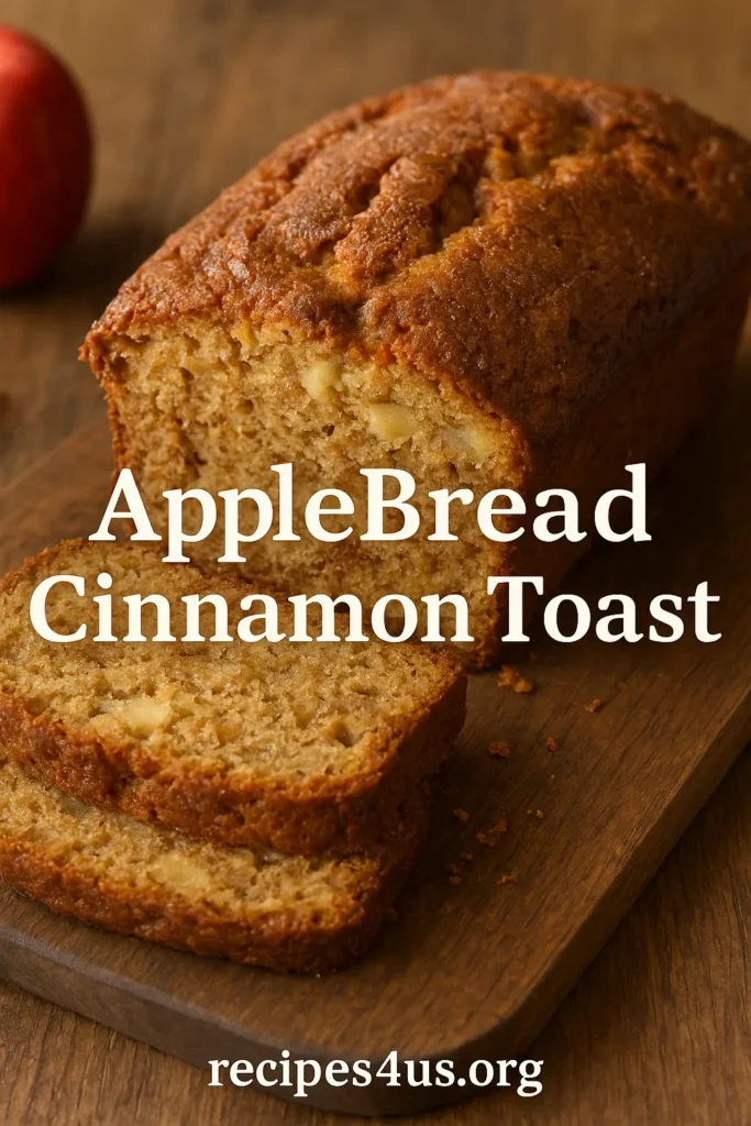 Homemade Apple Cinnamon Bread