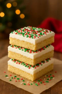 Christmas Sugar Cookie Bars