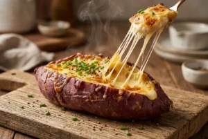 cheese stuffed sweet-potato recipe