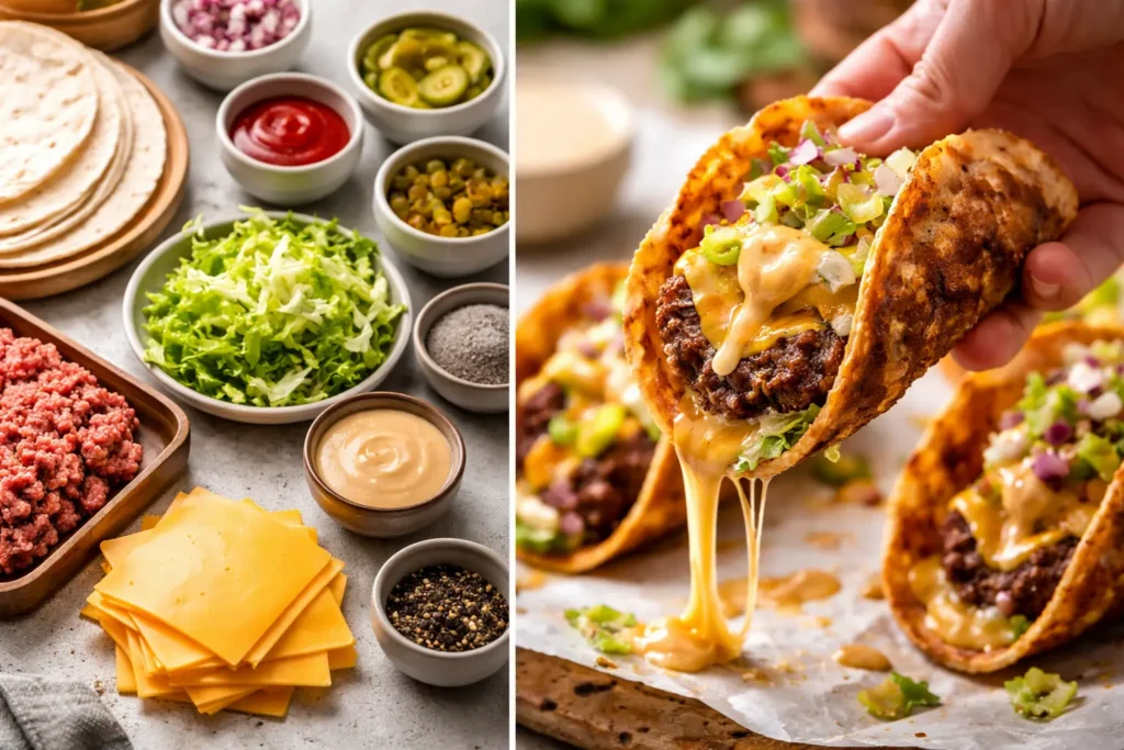 smash burger taco