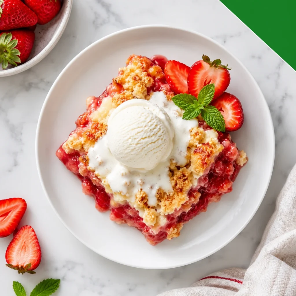 Strawberry Cheesecake Dump Cake Recipe