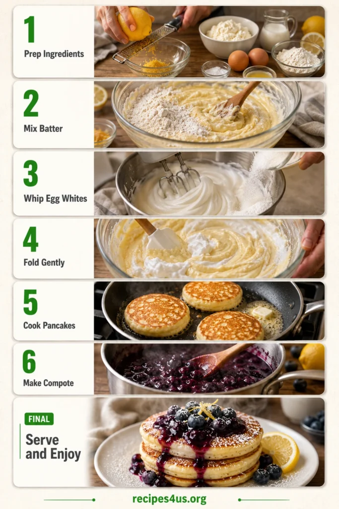 Lemon Ricotta Pancakes infographics