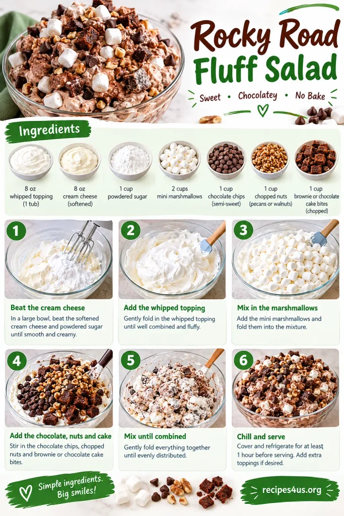 Rocky Road Fluff Salad