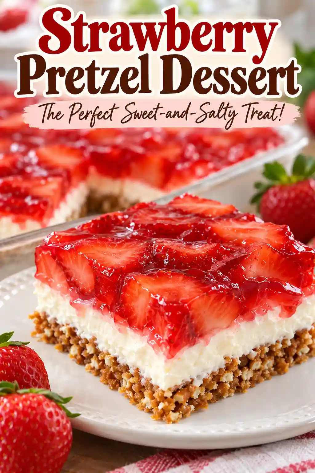 Strawberry Pretzel Dessert